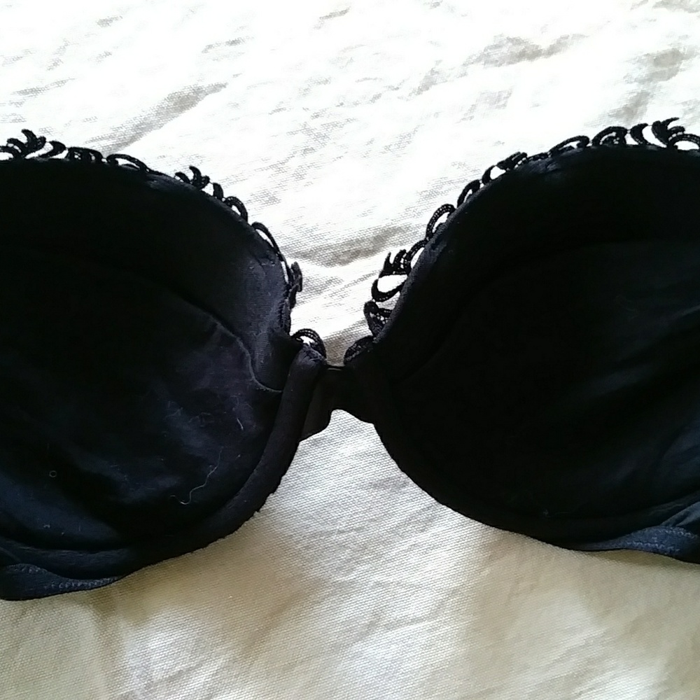 🔥La Perla black lace bra size 36D - Picture 6 of 16
